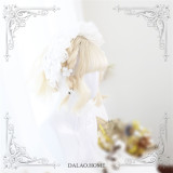 Dalao Home ~Iris ~ Sweet Cream White Lolita Short Wigs