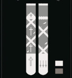 Yidhra -Thorns Cross- Lolita High Socks