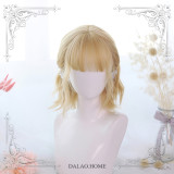 Dalao Home ~Lemon Tea-curly Lolita Short Wigs