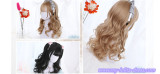Melissa~ Natural Sideburns Long Curls Lolita Wig