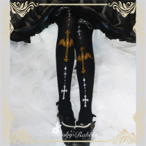 Angel Cross~ Gothic Lolita Printed Tights
