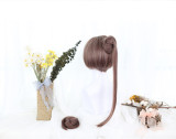 Dango Lolita Wig with 2 Buns Ponytails