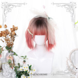 Dalao Home ~Youri Irregular Micro-curly Lolita Short Wigs
