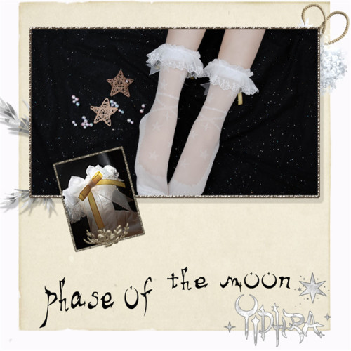 Yidhra Lolita ~Phase of the Moon Lolita Short Socks