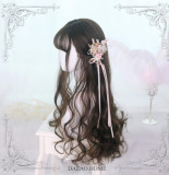 Sylvia 65cm Black Gental Wavy Wig