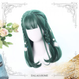 Dalao Home Cheryl Dark Green 40cm Lolita Wigs