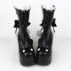 Angelic Imprint- Gothic Winter Velvet Lolita Short Boots - 2 Ways