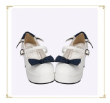 Angelic Imprint- Beautiful Sailor Style Single Belt Square Heels Lolita Shoes