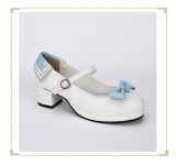Angelic Imprint- Beautiful Sailor Style Single Belt Square Heels Lolita Shoes