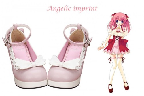 Angel's Wings Sweet Lolita Heel Shoes