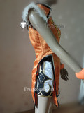 Tekken7 Ling Xiaoyu Orange Pink Blue Cosplay Costume