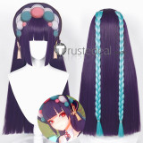 Genshin Impact Arataki Itto Yunjin Yun Jin Sasayuri Shenhe Silver Black Purple Cosplay Wigs