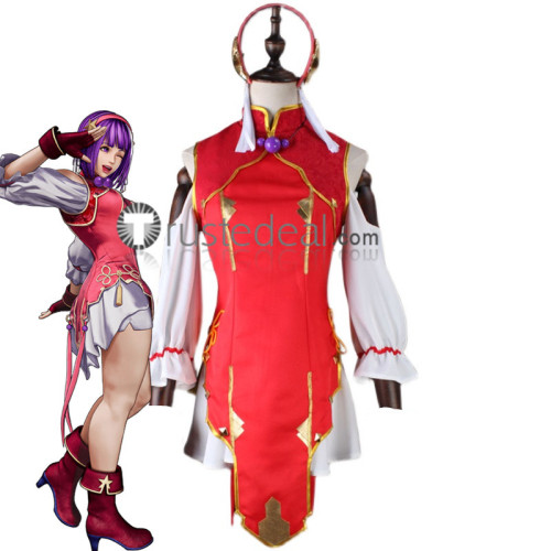 The King of Fighters Athena Asamiya Sailor Uniform Cosplay Costumes