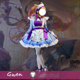 League of Legends LOL Cafe Cuties New Skin Annie Soraka Sivir Gwen Maid Cosplay Costumes