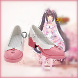 Nekopara Chocola Vanilla Maid Red Pink Blue Cosplay Lolita Shoes Heels