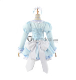 Nekopara Chocola and Vanilla Blue Pink Lolita Maid Cosplay Costumes