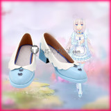Nekopara Chocola Vanilla Maid Red Pink Blue Cosplay Lolita Shoes Heels