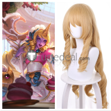 League of Legends LOL Cafe Cuties New Skin Annie Soraka Sivir Gwen Pink Blonde Green Cosplay Wig