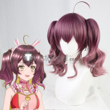 D4DJ Dig Delight Direct Drive DJ Shinobu Inuyose Ohnaruto Muni Seto Rika Tsubaki Aoyagi Pink Orange Cosplay Wigs