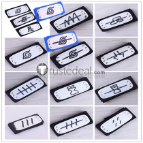 Naruto Sasuke Kakashi Sakura Akatsuki Jiraiya Black Blue Headband Cosplay Props Accessories