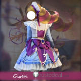 League of Legends LOL Cafe Cuties New Skin Annie Soraka Sivir Gwen Maid Cosplay Costumes