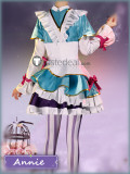 League of Legends LOL Cafe Cuties New Skin Annie Soraka Sivir Gwen Maid Cosplay Costumes