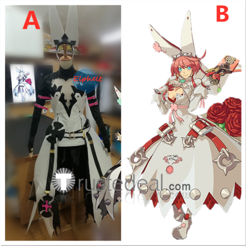 Guilty Gear Xrd Revelator Elphelt Valentine Black Red Cosplay Costumes