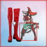 Guilty Gear Elphelt Valentine I-No Red White Cosplay Shoes Boots