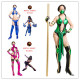 Mortal Kombat X Jade Mileena Kitana Sindel Skarlet Green Blue Pink Purple Red Bodysuit Cosplay Costumes