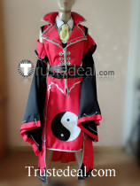 Touhou Project Koumajou Densetsu Reimu Hakurei Red Black Cosplay Costume