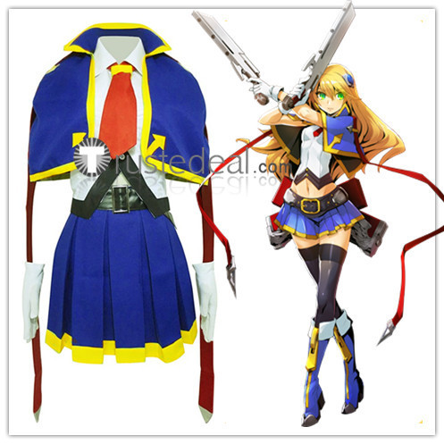 BLAZBLUE Noel Vermillion Blue Cosplay Costumes