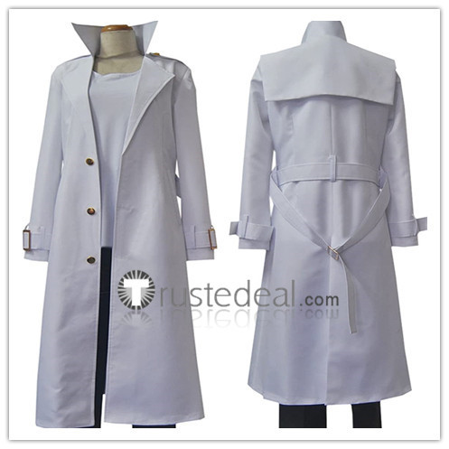 Psycho-Pass Makishima Shogo White Overcoat Cosplay Costume