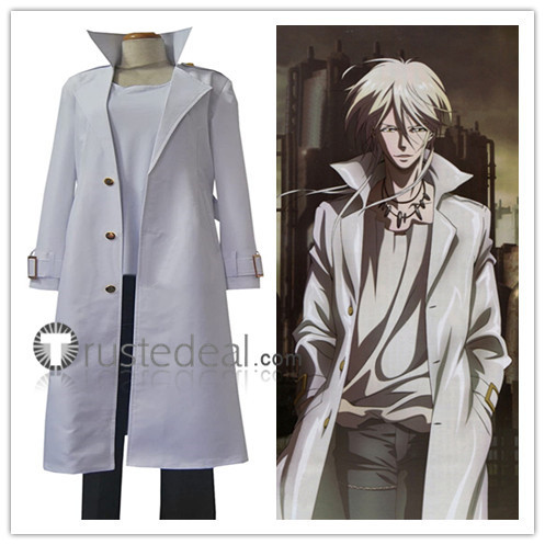 Psycho-Pass Makishima Shogo White Overcoat Cosplay Costume