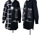 Vtuber Kanae Nijisanji Black Shirt Daily Cosplay Costume