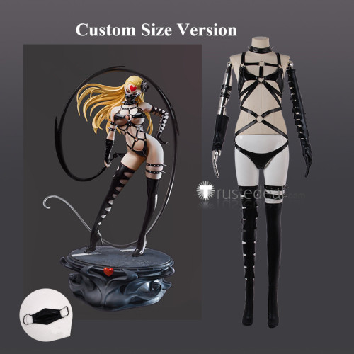 One Punch Man Do-S Black Pleather Cosplay Costume