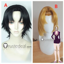 Hunter X Hunter Pakunoda Styled Feitan Portor Black Blonde Cospay Wigs