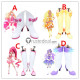 Pretty Cure Precure Amamiya Elena Cure Soleil Twinkle Cure Selene Cure Blossom Cure Flora Cosplay Boots Shoes