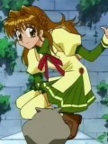 Kamikaze Kaitou Maron Kusakabe Jeanne d'Arc Yellow Green School Uniform Cosplay Costume