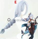 Genshin Impact Arataki Itto Yunjin Yun Jin Sasayuri Shenhe Silver Black Purple Cosplay Wigs