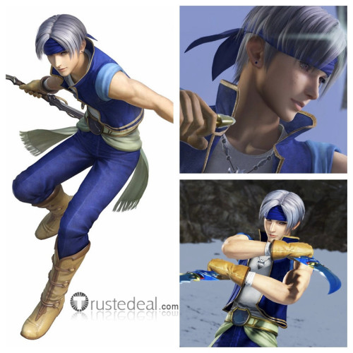 Dissidia Final Fantasy NT Locke Cole Lock Assassin Cosplay Costume 2