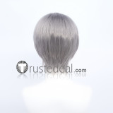 Dissidia Final Fantasy NT Locke Cole Lock Assassin Silver Grey Cosplay Wigs
