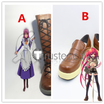 Shakugan no Shana Wilhelmina Carmel Shana Brown Cosplay Shoes Boots