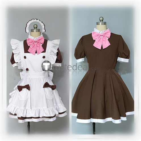 Miss Kobayashi’s Dragon Maid S Cafe Maids Tohru  Kanna Elma Lucoa Cosplay Costume