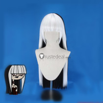 Total Drama Crimson White Blak Cosplay Wig