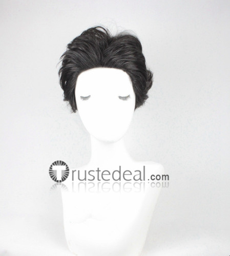 X-Men Origins Wolverine Logan Brown Black Curly Cosplay Wigs