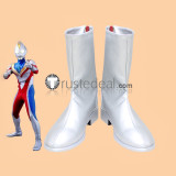 Ultraman Ultrawoman Grigio Ultraman Max DASH Ultraman Jack Yullian Silver Red Cosplay Shoes Boots