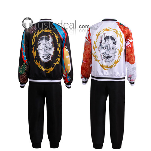 Tokyo Revengers Souya Nahoya Kawata Angry Smiley Twins Jacket Cosplay Costumes