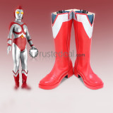 Ultraman Ultrawoman Grigio Ultraman Max DASH Ultraman Jack Yullian Silver Red Cosplay Shoes Boots