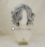 Fate Grand Order FGO Edmond Dantes The Count of Monte Cristo Silver Grey Cosplay Wig