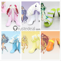 Mermaid Melody Lucia Noel Karen Coco Rina Sara Hanon Super Idol Cosplay Shoes Boots